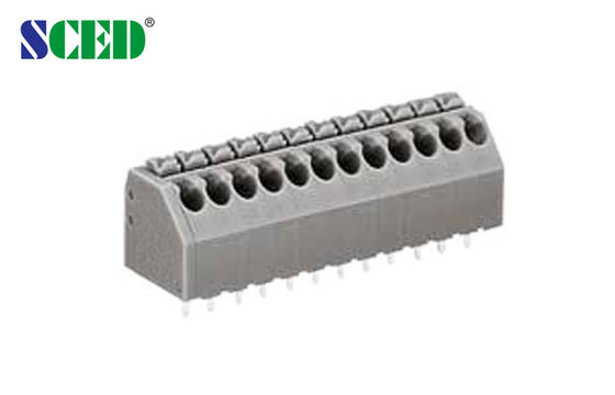 300V 5A Single Deck Spring Screwless Terminal Block Pitch 3.50mm 2P - 28P