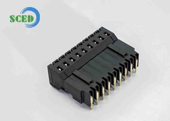 Male Pluggable Copper Terminal Block 5.00mm 300V 14.5A for Flexible Design Competitive PA66+25%GF