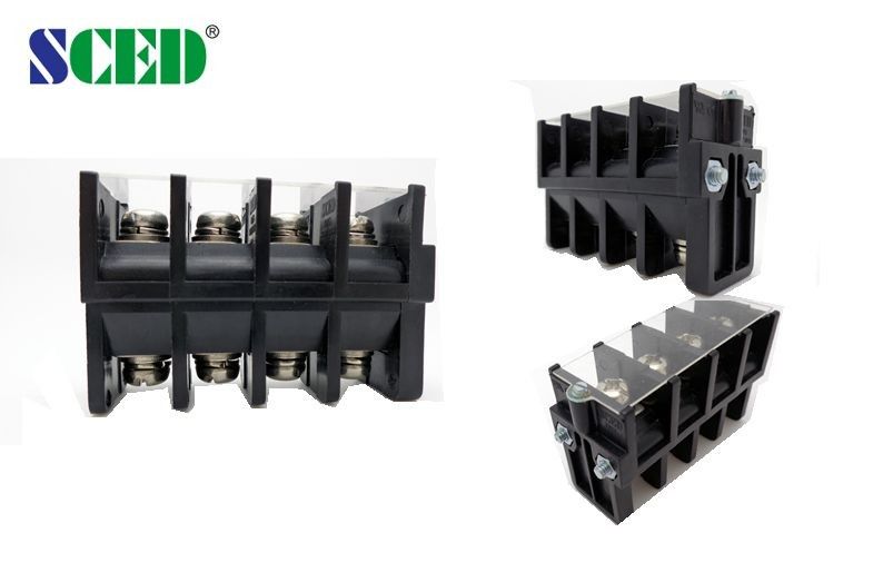 300V 101A Feed Through Terminal Block M6 Screw Power Terminal Connector 16.00mm