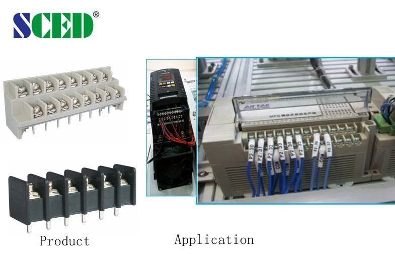PCB Screw Connector Barrier Terminal Block 7.62mm 9.52mm For Inverter Power