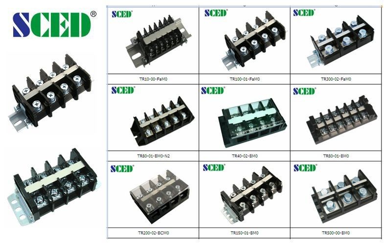 Electrical Connectors High Current Terminal Block 31MM Pitch 600V 200amp