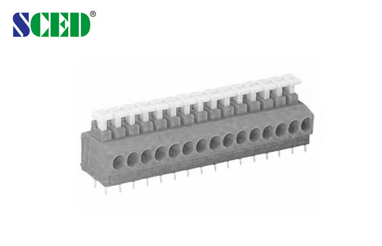 Screwless Spring Terminal Block 2-28P Raising Structure Nickel Plated