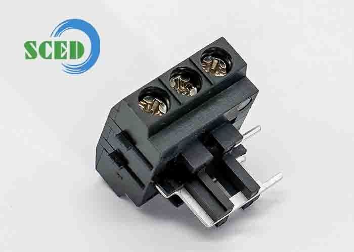 300V 10A M3 Screw Terminal Block Connector 12 24 AWG PBT 6.2mm Spacing Brass