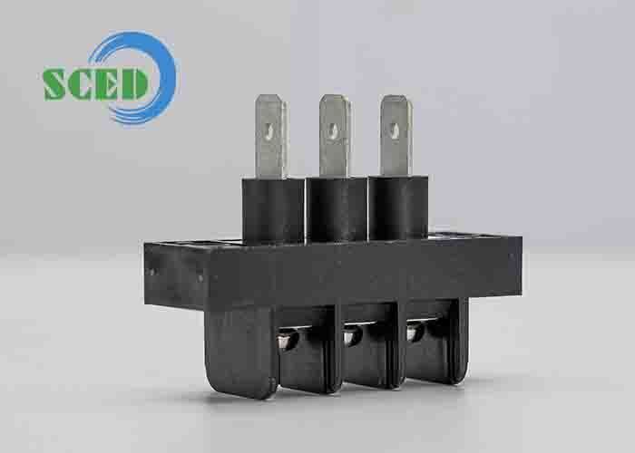 2 to 24 Poles Barrier Connecting Block Featuring 2P to 24P Number of Contacts Designed for Electrical Circuit Connections