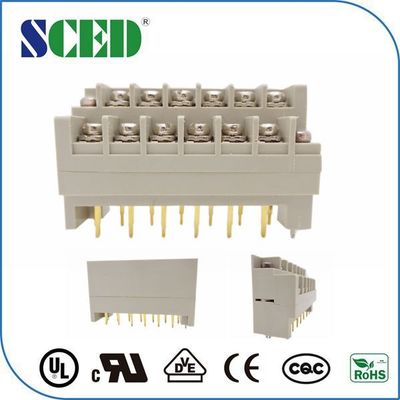 Çit Şeritleri Gri Bariyer Terminal Blok Fosfor Bronz Terminal