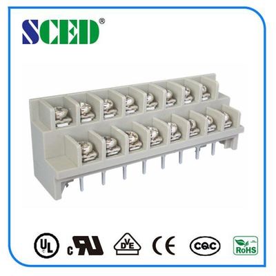 Gri Güç Bariyeri Terminal Bloğu PBT UL94-V0 Pitch 7.62mm 4-20 Kutuplu