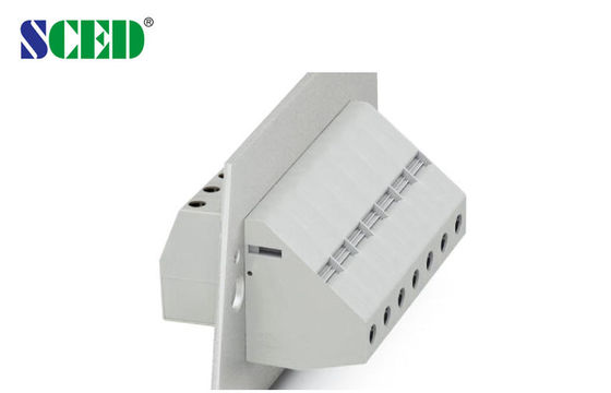 Bağlanabilir 600v 75A Panel Mount Terminal Block 15.1mm Terminal Genişliği