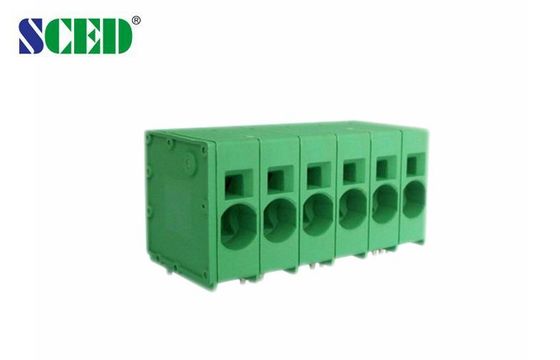 10.00mm Herhangi bir kutup 600V 66A Bakır terminal bağlantısı Yeşil 4-20 AWG