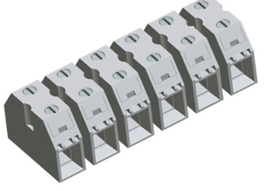 50A Bakır Terminal Blok Çaprazlığı ile besleme 13.5mm 2-16 kutup