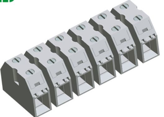 Çelik vida 50A terminal giriş bağlantı alanı 13.5mm 2-16 kutup bakır