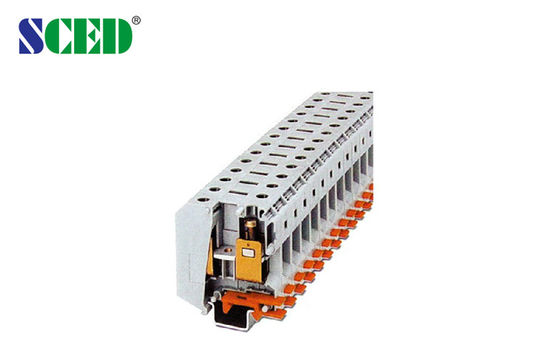 20.0mm Din Rail Montajlı Terminal Blokları, Yüksek Akımlı PCB Terminal Blokları 600V 150A