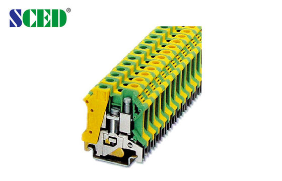 Elektrikli Din Rail Terminal Blokları, 10.2 mm Kablo Bağlantı Terminalleri