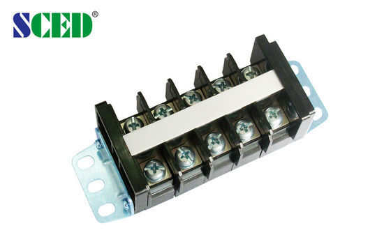 PC M5 Panel Mount Screw Terminal Pitch 19.00mm 60 Amp Din Rail Terminal Blok