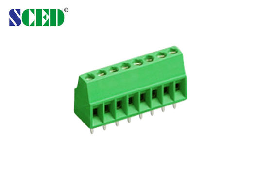 2.54 mm'lik bir tonluk, 125V 6A 2P-22P PCB vida terminal blokları.