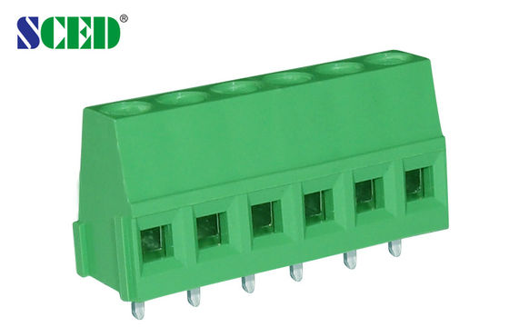Pitch 5.0mm 300V 10A PCB Montaj Terminal blokları, 2P-24P PCB vidalı terminal blok
