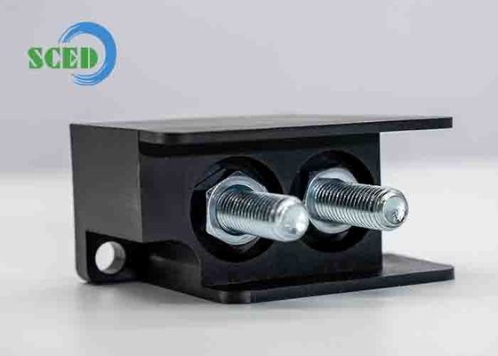 35 lb·in Siyah M8 Fındık PBT Çelik Terminal Blok Aksesuarları İki vida