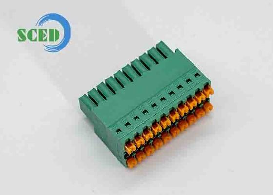 Kadın Soketler 3.50mm Pitch Plug-in Terminal Block 300V 10A PCB ve Endüstriyel Uygulamalar için