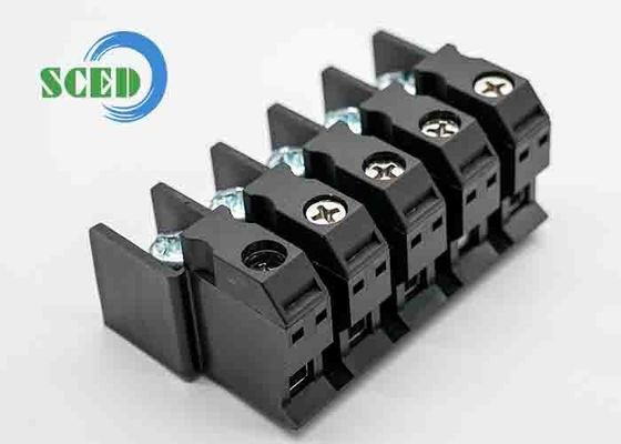 Ağır Hizmet Elektrik Uygulamaları İçin Pirinç Kelepçeli Kafes Geçiş Terminal Bloğu