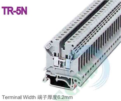 ZB6 AC DC Din Rail Terminal Blocks Kablo Bağlama vida M4 ve Zack Srtip ile güç kaynağı