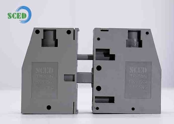 Endüstriyel uygulamalar için 600V Voltage Feed-Through Terminal Block 12.2mm Genişliği