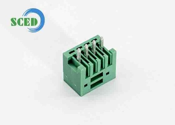150V güç kaynağı ve 18A dereceli akım için bakır metal parçaları olan fişlenebilir terminal bloğu