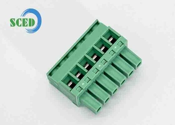 PCB Bağlantısı için Nominal Aşırı Gerilim ve Yüksek Yalıtım Dirençli 12-24 AWG Takılabilir Terminal Bloğu
