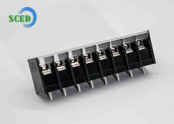 Nominal Bağlantı 25mm2 Bariyer Terminal Bloğu UL94V0 Yanmazlık Sınıfı Terminal Konnektörü Elektrik Panelleri için İdeal