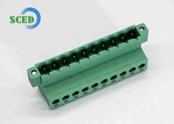 19.2x9.5mm Diğerleri Çizim Görüntüleme Plug In Terminal Block Din Rail Terminal Block Electrical Connector Elektrikli paneller için ideal