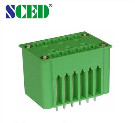 Erkek Tipi PCB Plug In Terminal Block PA66 Yeşil Bağlantı 3.50 3.81 5.08 7.62mm