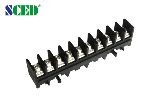 15A 10 Pin yalıtımlı bariyer terminal bloğu elektrikli 7.62mm pitch UL CE