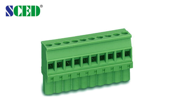 300V 18A Takılabilir Terminal Blok Dişi, İletişim, Panel Montajı İçin