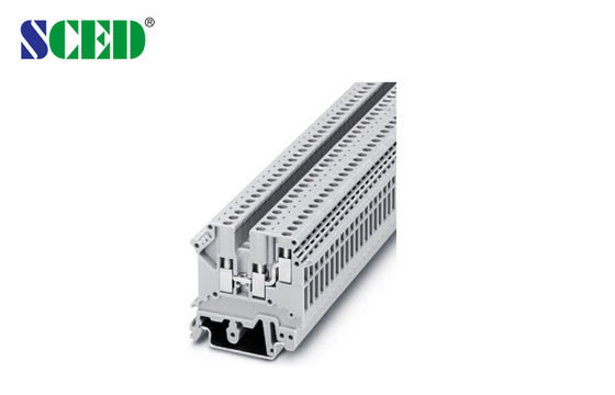 Terminal genişliği 5.2mm Din Rail Terminal Blokları 150V 20A AWG 30 - 12